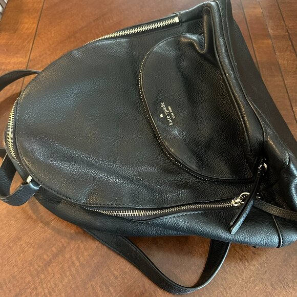 Kate Spade Large Black Backpack with Adjustable Straps - Picture 2 of 6